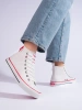 Wysokie białe trampki damskie BIG STAR JJ274132