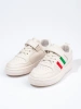 Sneakersy dziecięce  białe z paskami