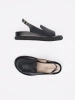 Black comfortable women's sandals
