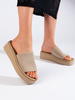 Creamy Wedge Sandals