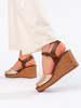 Golden Wedge Sandals by Sergio Leone