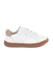 Sergio Leone Women's White Leather Sneakers