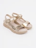 Women's classic gold sandals
