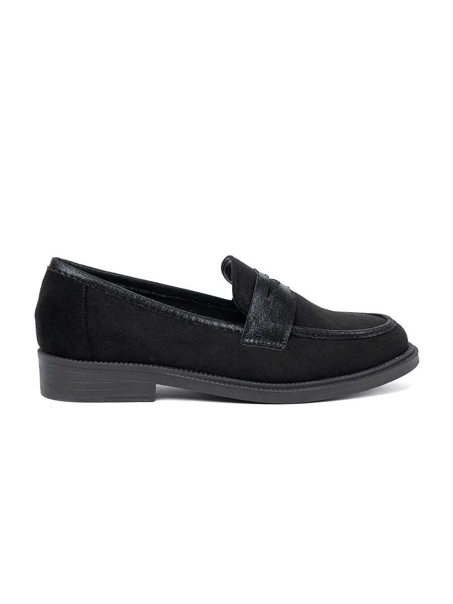 Black Suede Loafers