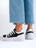 Chunky Black-and-White Sneakers