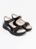Women's classic black sandals