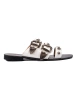 Trendy White Buckled Sandals