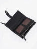 Black women's wallet with compartments