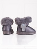 Gray Furry Snow Boots for Her