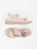 Beige classic women's sandals