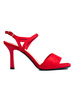 Chic Red High Heel Sandals by Sergio Leone