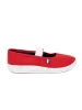 Light Red Shoes with Elastic Strap