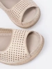 Light gold comfortable sandals