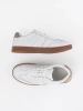 Sergio Leone Suede White Sneakers