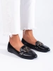 Black Loafers with Decoration