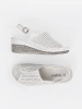 White Wedge Sandals