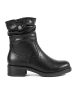 Cozy Black Leather Ankle Boots by Sergio Leone