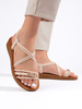Beige Chunky Sole Sandals