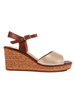 Golden Wedge Sandals by Sergio Leone