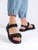 Black Easy-Slip Comfortable Sandals
