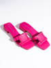 Classic Pink Elegant Slip-On Sandals