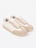 Women's White-Beige Sneakers