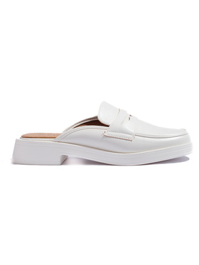 Cozy White Slip-On Sandals