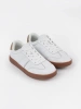 Sergio Leone Suede White Sneakers