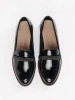 Black Sergio Leone Loafers with Leather Insole