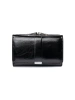 Women's black faux leather wallet