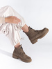 Beige Sergio Leone Ankle Boots