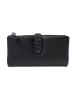 Black women's wallet with compartments