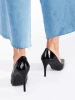 Glossy Black High Heels