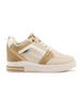 Beige Hidden Wedge Sneakers