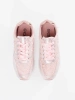 Pink Sneakers with Floral Motif