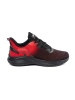 Black red lightweight men's sports shoes