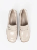 Women's light beige loafers