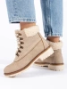 Cozy Beige Fleece-Lined Boots