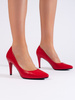 Sergio Leone Red High Heel Pumps