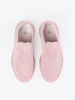 Women's pink slip-on sneakers
