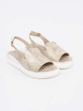 Women's Comfortable Gold Sandals