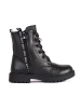 Lace-Up Black Ankle Boots for Her
