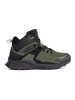 Men's green-black trekking shoes
