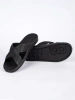 Men's black pool slides