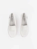 White loafers with thick soles