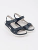 Navy blue classic women's sandals