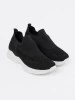 Lekkie buty sportowe wsuwane czarne