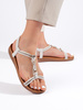 Slip-On White Sandals