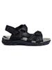 Comfortable Black Velcro Sandals