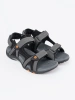 Gray sports sandals